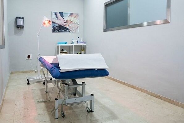 Physiotherapy cabinet to treat prostatitis